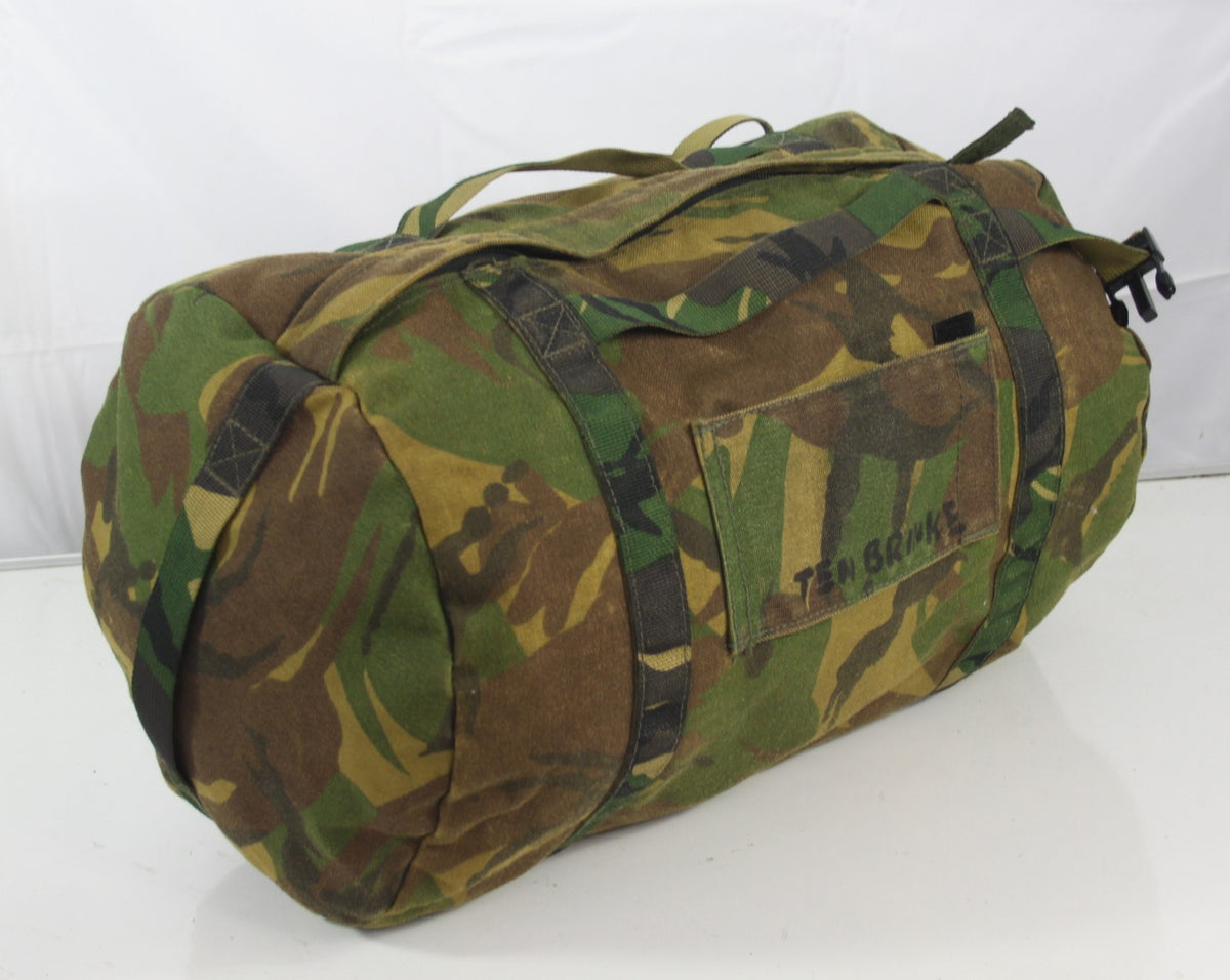 Dutch Army Duffle Bag Holdall DPM Camo Gym Bag Genuine Surplus Tough Fabric 1375
