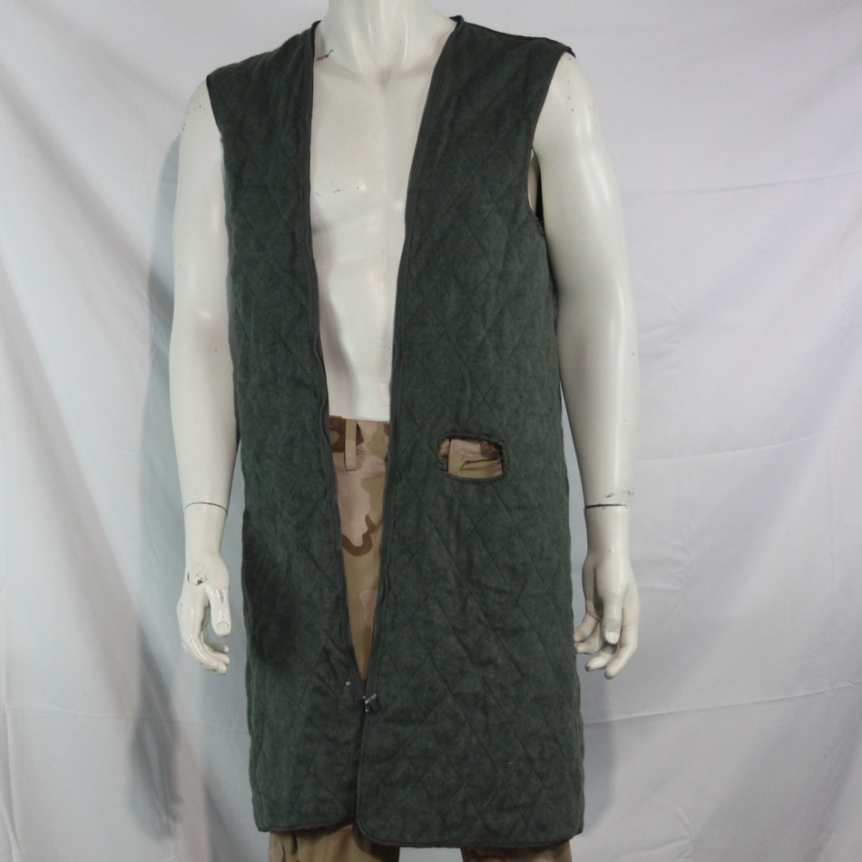 Genuine Surplus Italian Army Trenchcoat / Raincoat Liner Longline 36-38" (3714A)