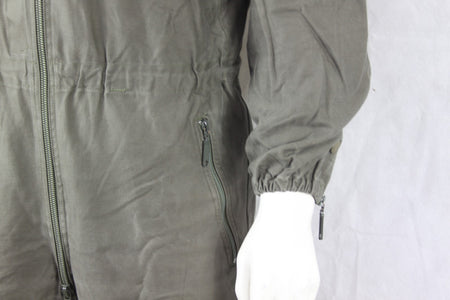 Genuine Surplus German Faux Fur Lined Thermal Tank Suit Flight Suit Overall 