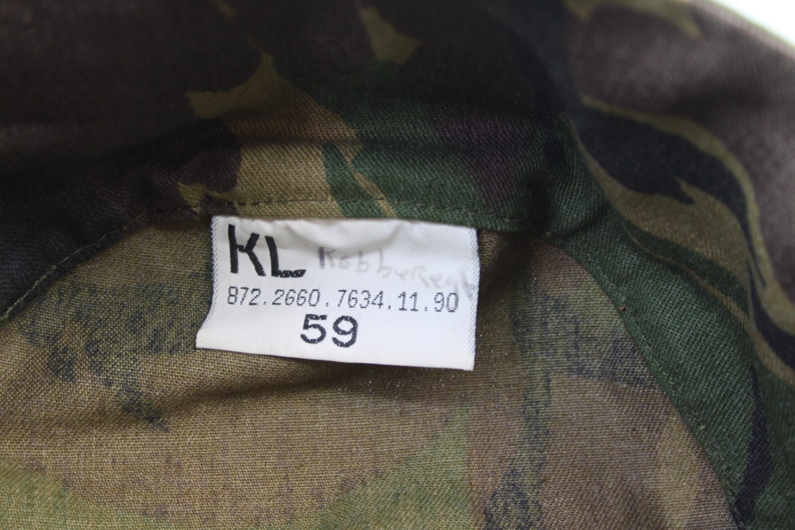 Genuine Surplus issued Dutch  Army  Forces DPM Camouflage Cap Peak Fatigue Hat