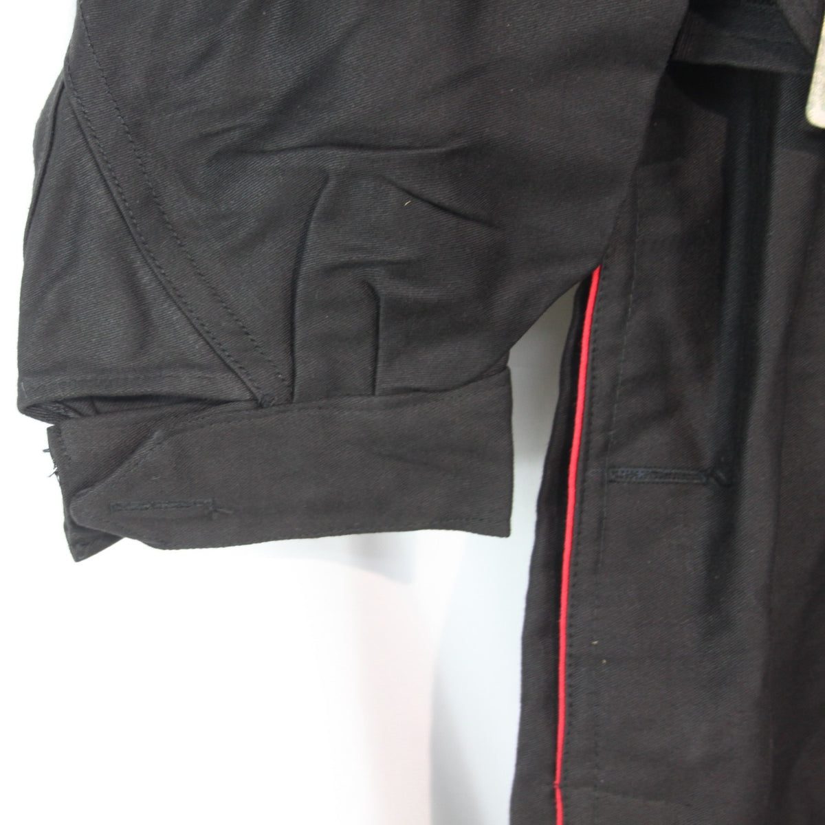 Vintage Dutch Coverall Black 40-42" Chest Genuine Surplus Belted (4169)