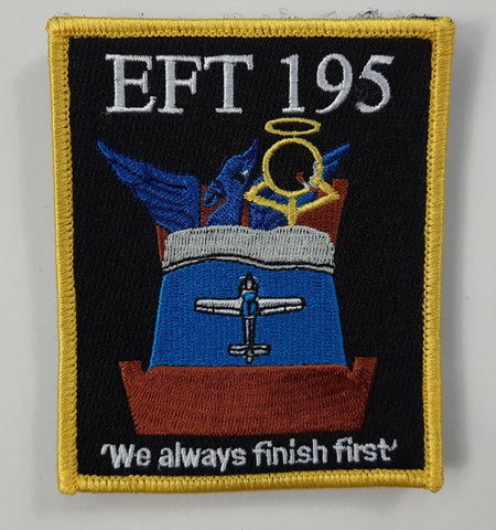 Factory Overrun RAF EFT195 Tutor Course Embroidered Patch 100x80mm