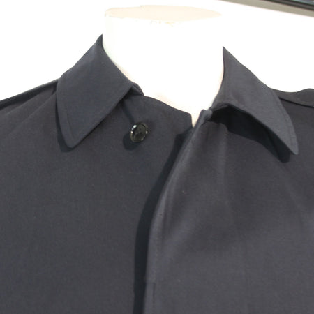 Genuine Surplus British Royal Navy Raincoat Naval Blue Waterproof Overcoat (3150