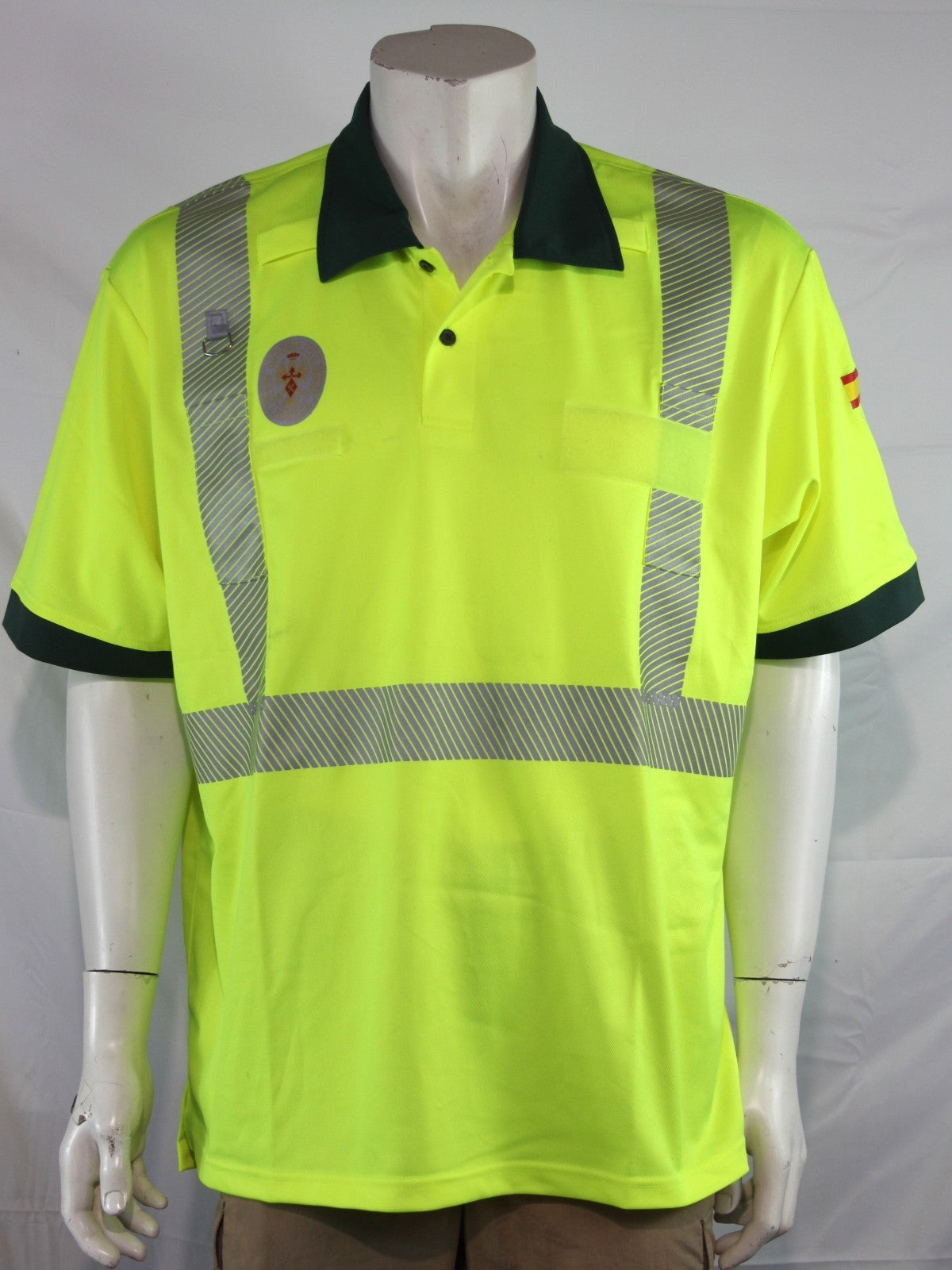 Genuine Surplus Spanish Traffic Police CivilGuard High Visibility Polo M (2215)