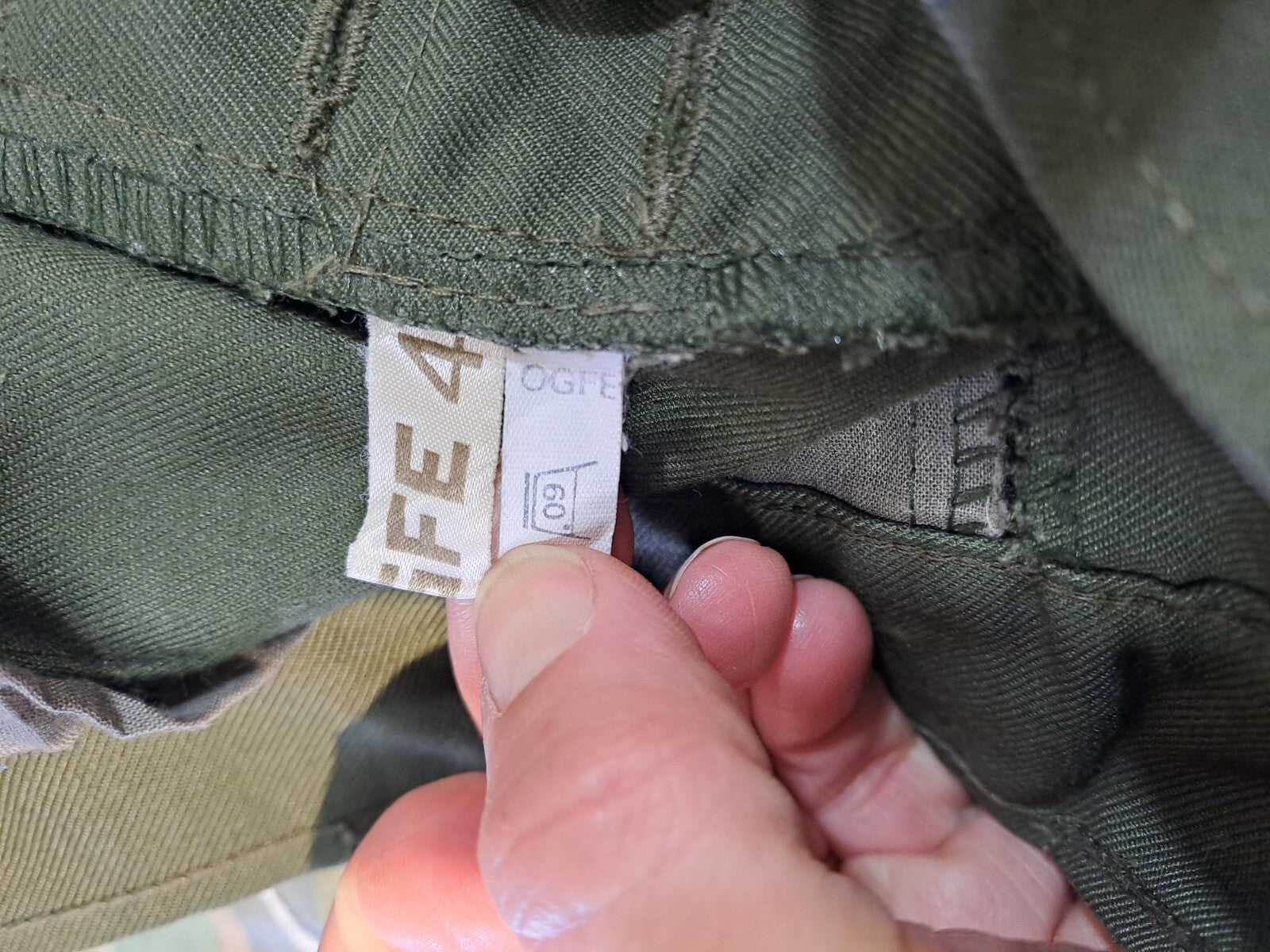 Genuine Surplus Olive Green Army Combat Trousers Combats Utility Unknown Country