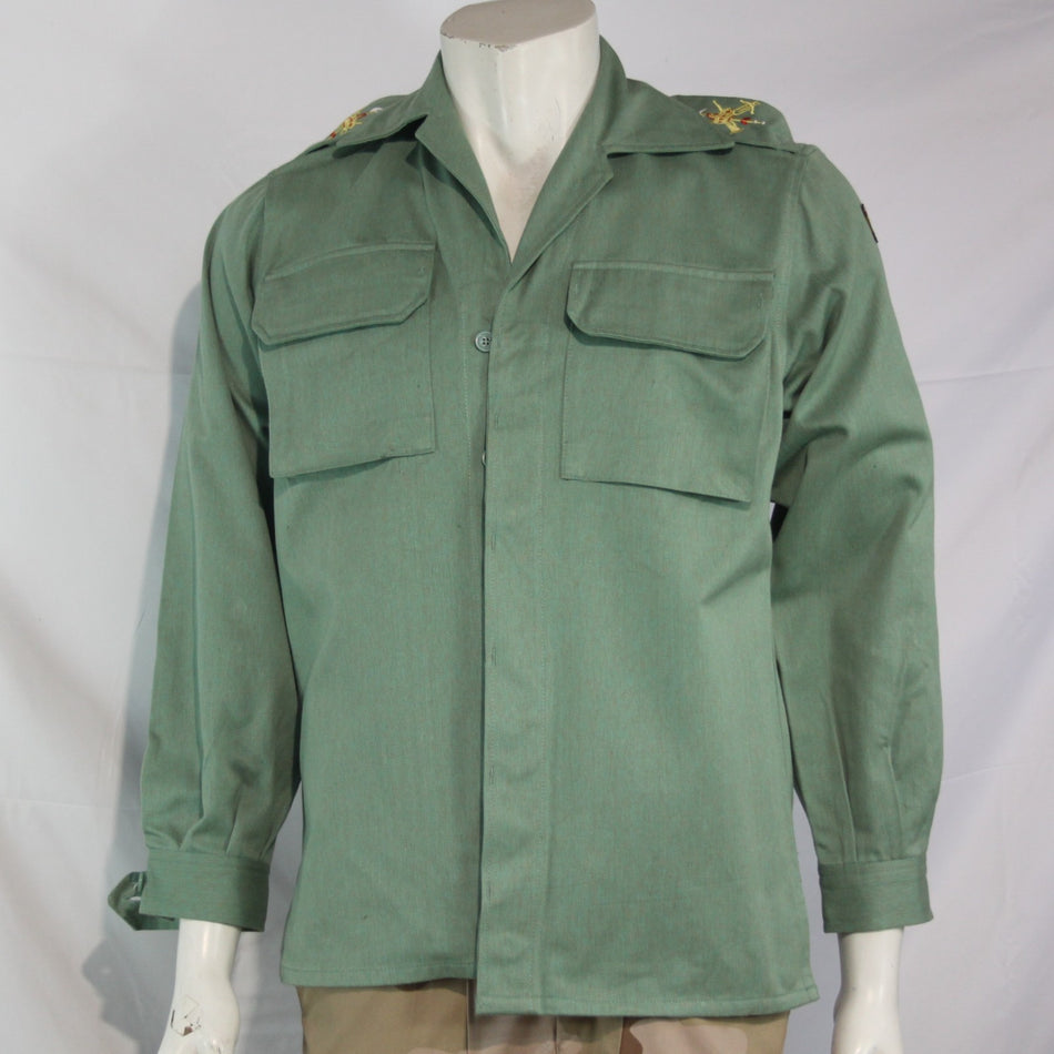 Genuine Surplus Spanish Foreign Legion Military Shirt Army Green 36 & 50"(4102)