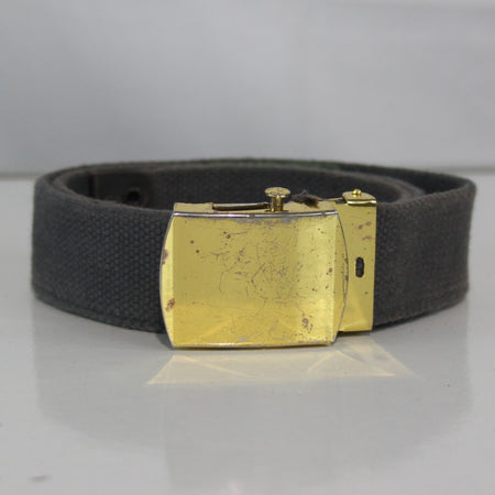 Genuine Surplus RAF Belt 30mm Gold buckle Blue Grey Webbing  (4081)
