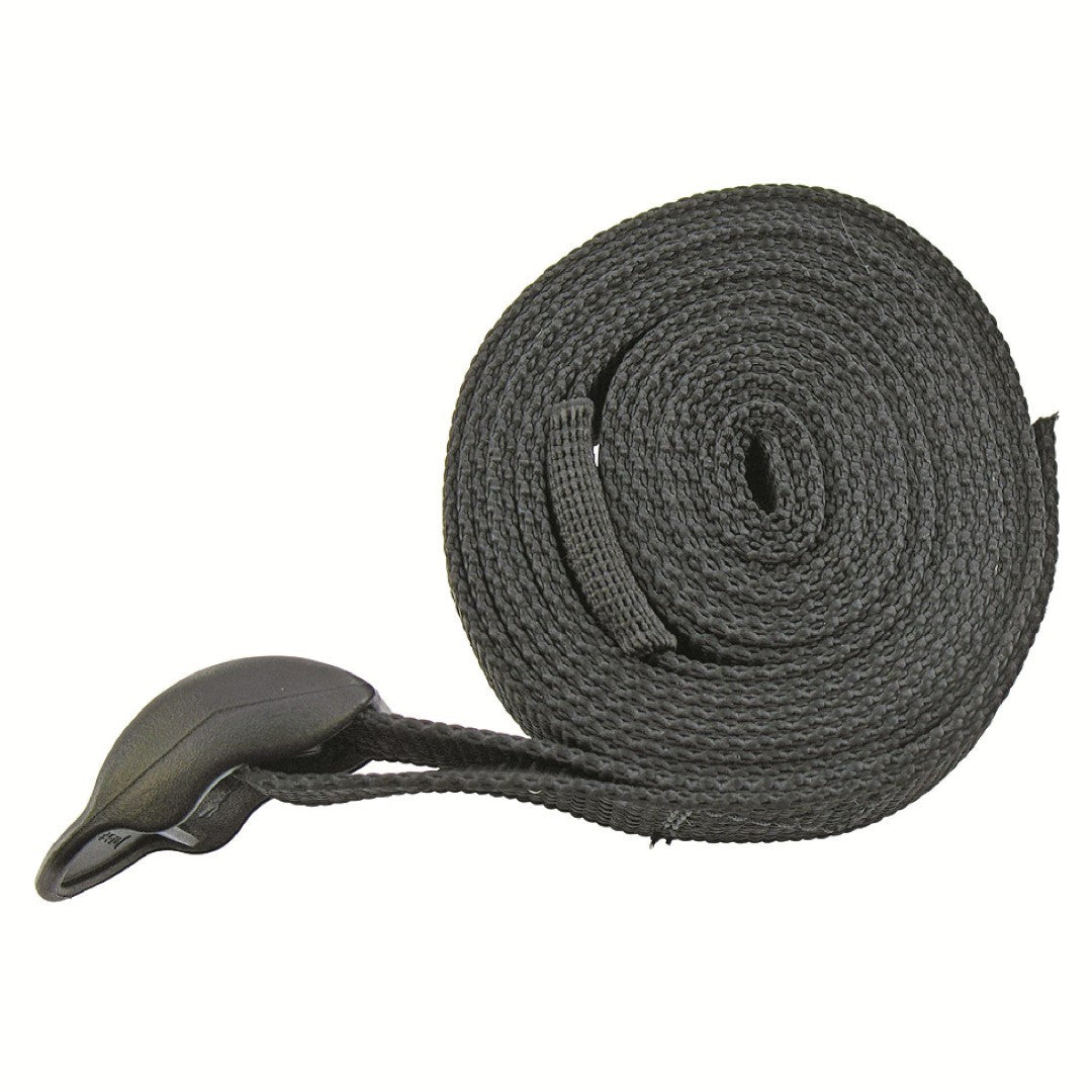 Highlander Utility Strap Black Webbing Buckle End Pack of 1