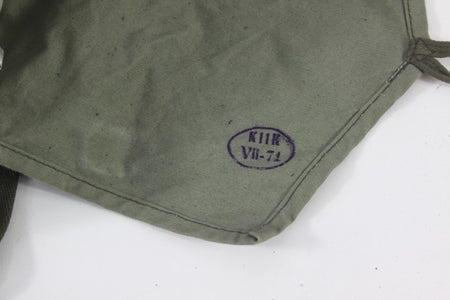 Vintage Army Small Side Bag Canvas Genuine Surplus Bulgarian Cold War (4003)
