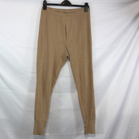 Genuine Surplus British Army Fighting Vehicle Long Johns Sand 34" Waist (2765)