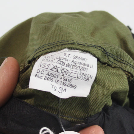 New Camo Cap Italian Army Woodland Peak Hat Genuine Surplus 56-60cm (4402)