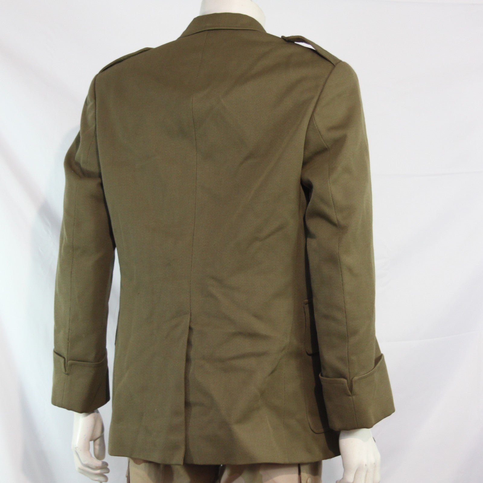 Uniform Dress Jacket Genuine Surplus French Army Heavy Olive 40" Chest (3497)