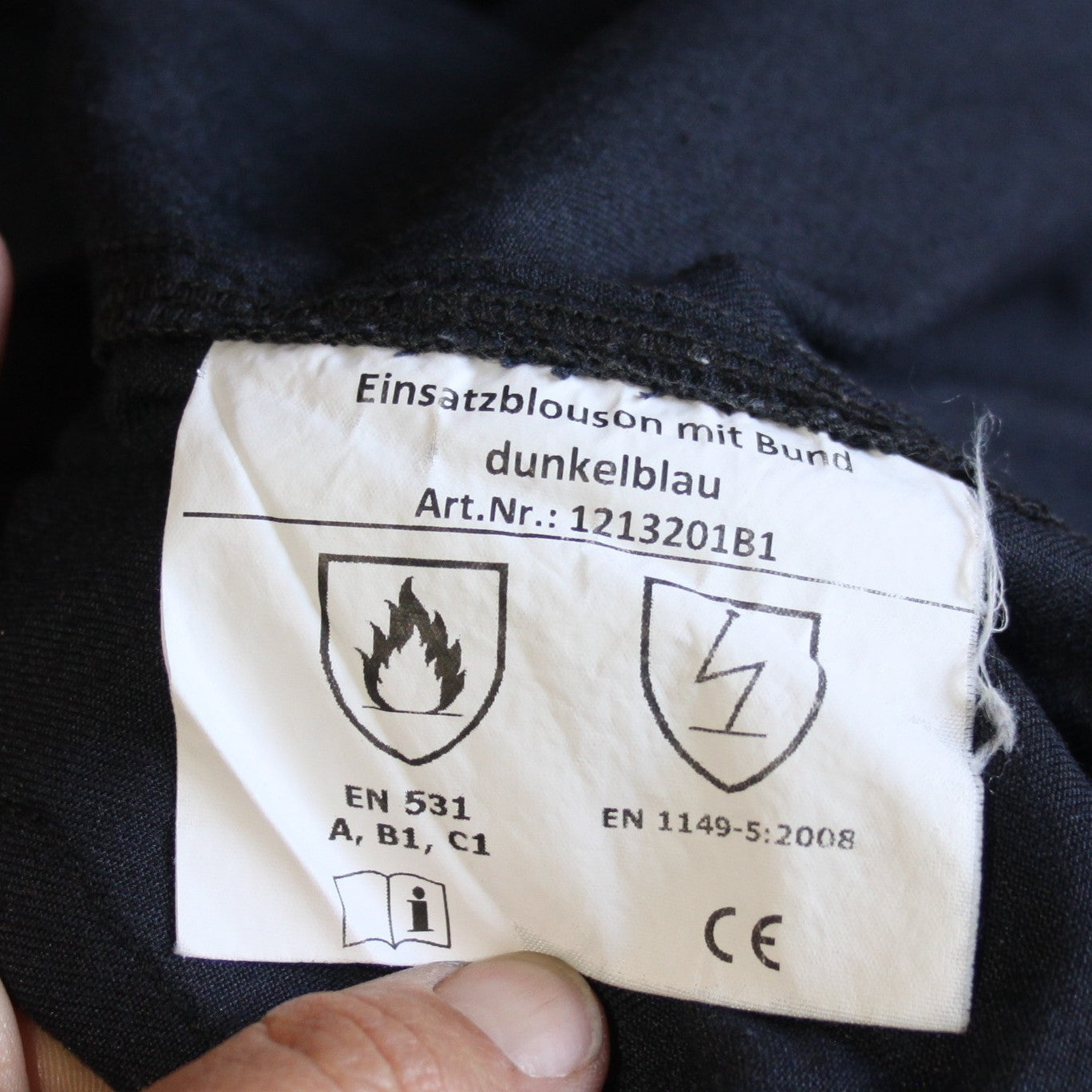 Genuine Surplus Austrian Military Lightweight Jacket Munition Patch Black (3363)