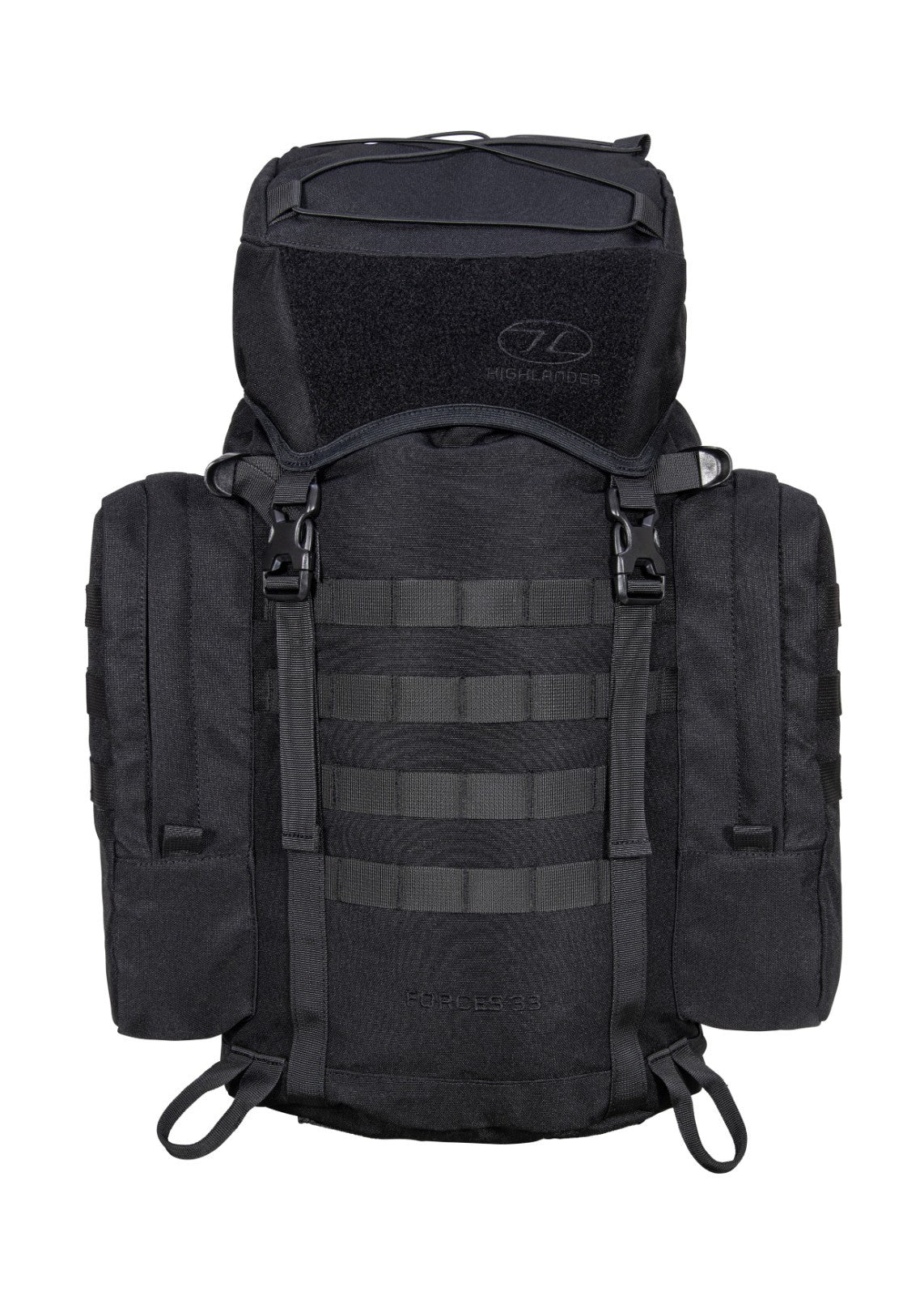 Highlander Forces Elite 33L Rucksack Black Green Tactical Bag Pack MilitaryStyle