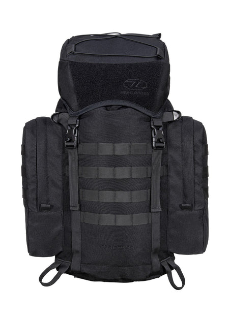 Highlander Forces Elite 33L Rucksack Black Green Tactical Bag Pack MilitaryStyle