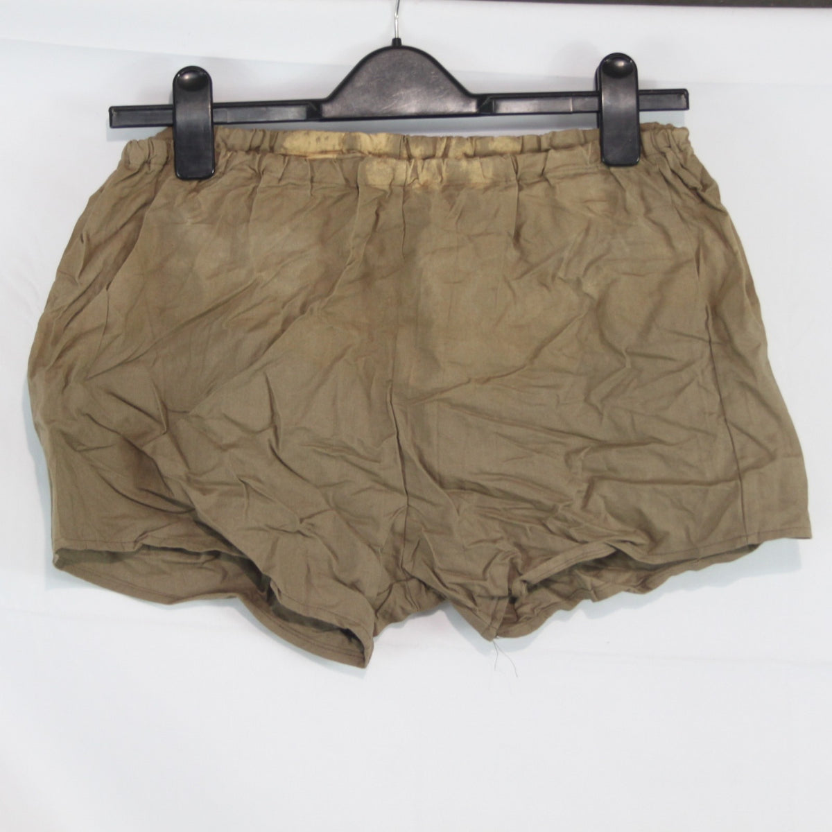 Vintage Czech Forces PT Shorts Brown Genuine Surplus Army FADED (4378)