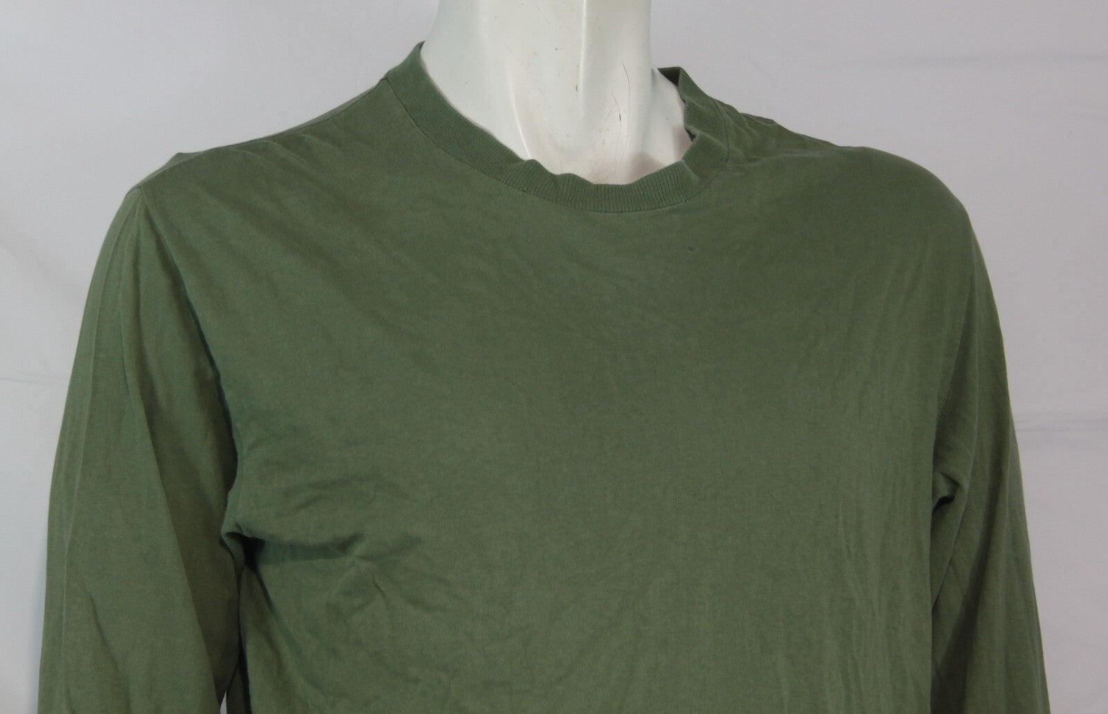 Genuine Surplus French Cotton Thermal Top Vest Long Sleeve Grade 2 Olive