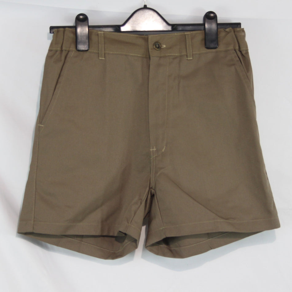 NEW Vintage Denim Type Military Style Shorts Tan 30 & 40" Waist (4368)