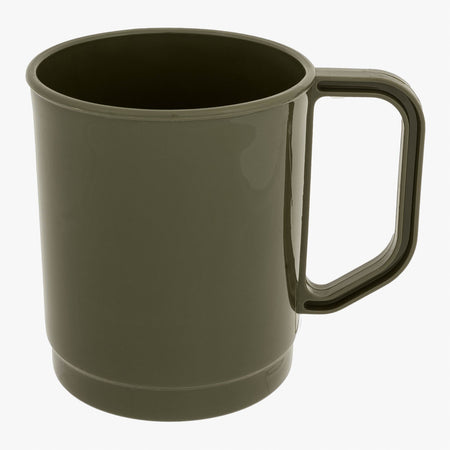 Highlander Plastic Camping Cup Mug Garden Cup Cadets Olive Aqua
