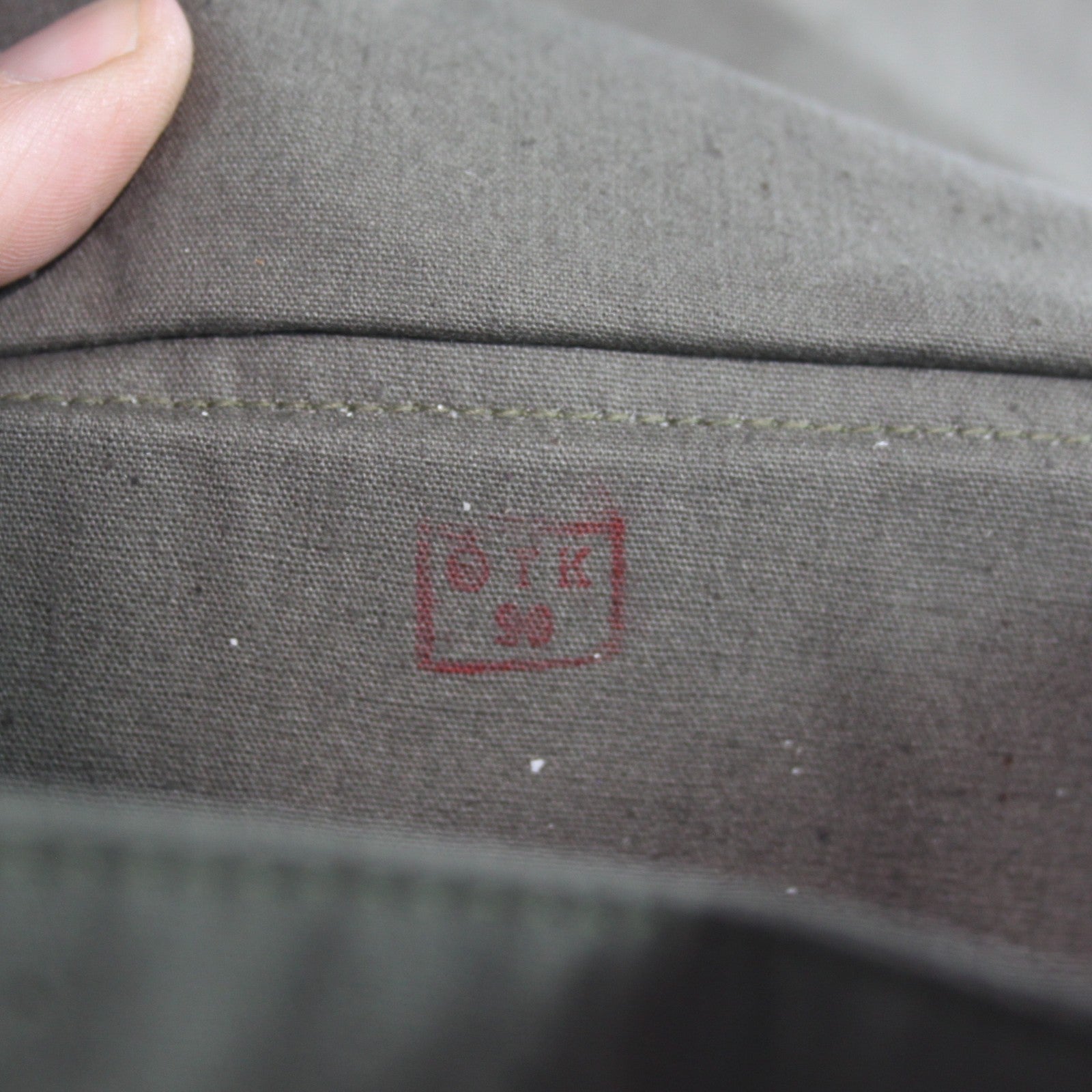 Genuine Surplus Bulgarian Army Side Bag Cotton Canvas Type Fabric Olive  (3410)