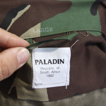 Botswana Army Camouflage Shirt Genuine Surplus Short Sleeve Large (4438)