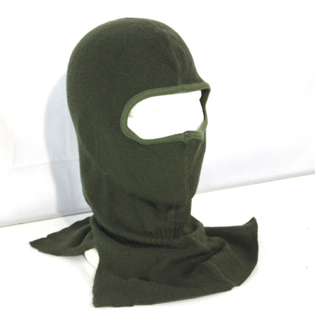 Genuine Surplus Dutch Military Winter Balaclava Wool Mix Olive (4201)