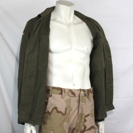 Genuine Surplus German Moleskin Shirt Printed "Mars Say Yeah" Army Jacket 3343