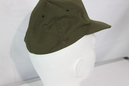 Vietnam Era Vintage US Forces Peak Cap Hot Weather Hat Olive Green US 6.5"(3942)