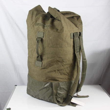 Genuine Surplus Austrian Army Kit Bag Cotton Canvas With Repairs Sea Sack G2