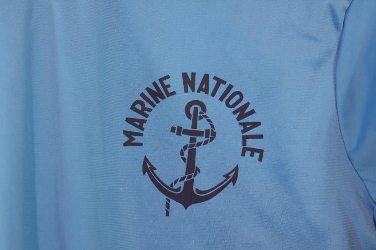 Tracksuit Top French MIlitary College T-Shirt Sweater Genuine Surplus 34" (2183)