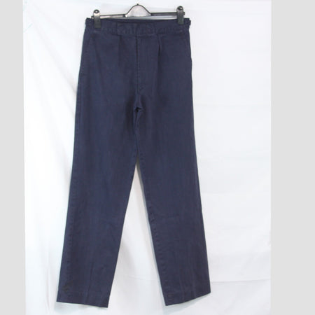 British Royal Navy Working Trousers Navy Blue Naval Genuine Surplus (4052)