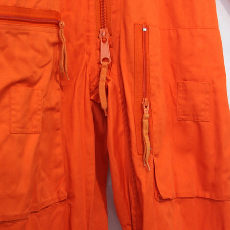 German Military Style Flight Suit Orange  Overall Army Airforce 44" Chest (3390)