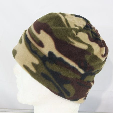 Polar Fleece Camouflage Bob Hat Watch Hat Adult Thermal Warm (HAT063)