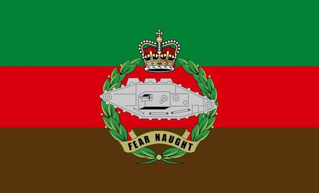 Tank Regiment FLAG 5' x 3' British Army Military Regiment Armed Forces