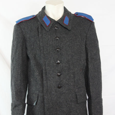 Vintage Bulgarian Army Soviet Era Greatcoat Coat Genuine Surplus 36-38" (3877)