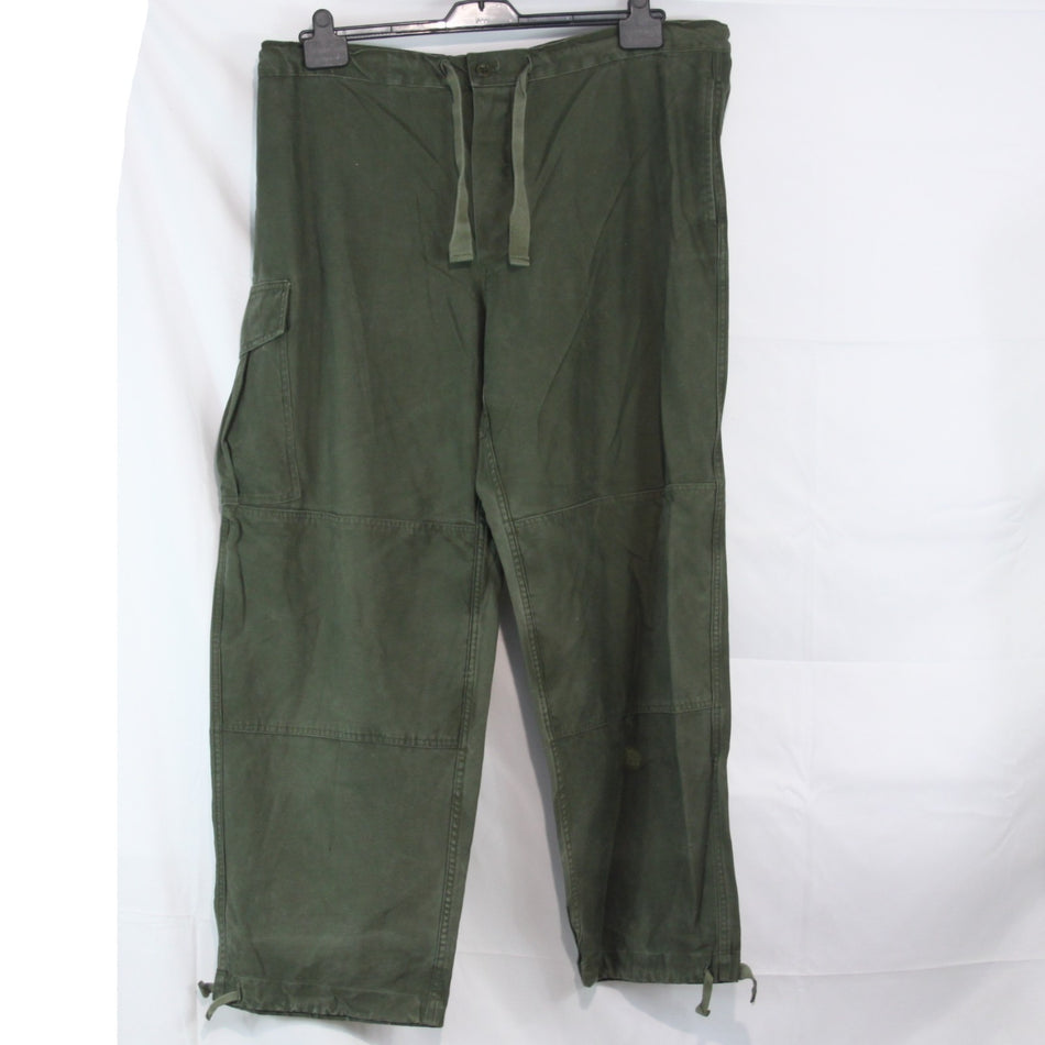 1980's Genuine Surplus Heavyweight Belgian Army Combat Trousers Repaired (3688)