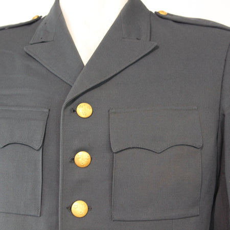 Genuine Surplus Swedish Army Dress Uniform Jacket Navy 38-40" Chest (3570)