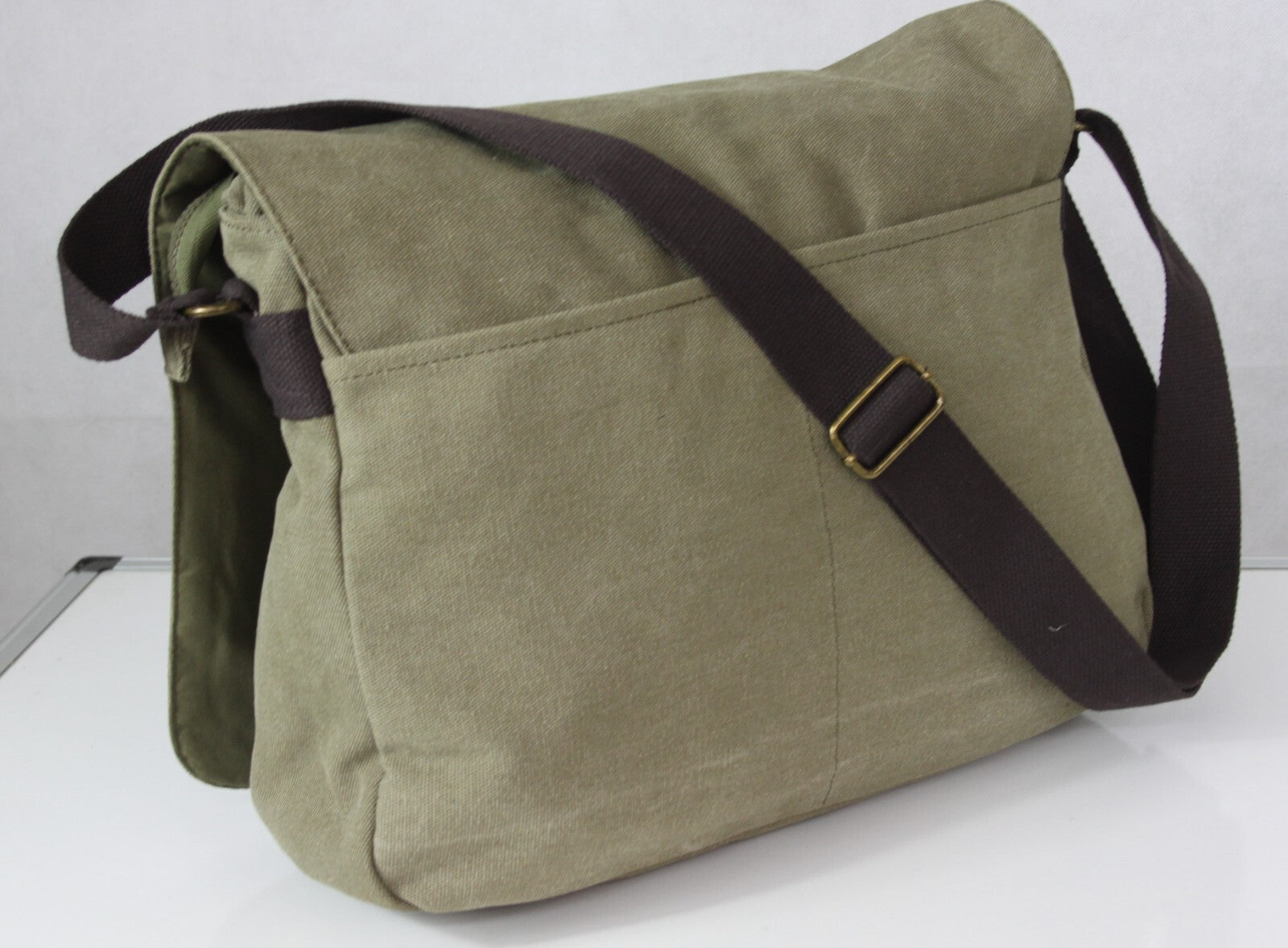 Spitfire Battle of Britain Exclusive Printed Messenger Bag Vintage style Olive