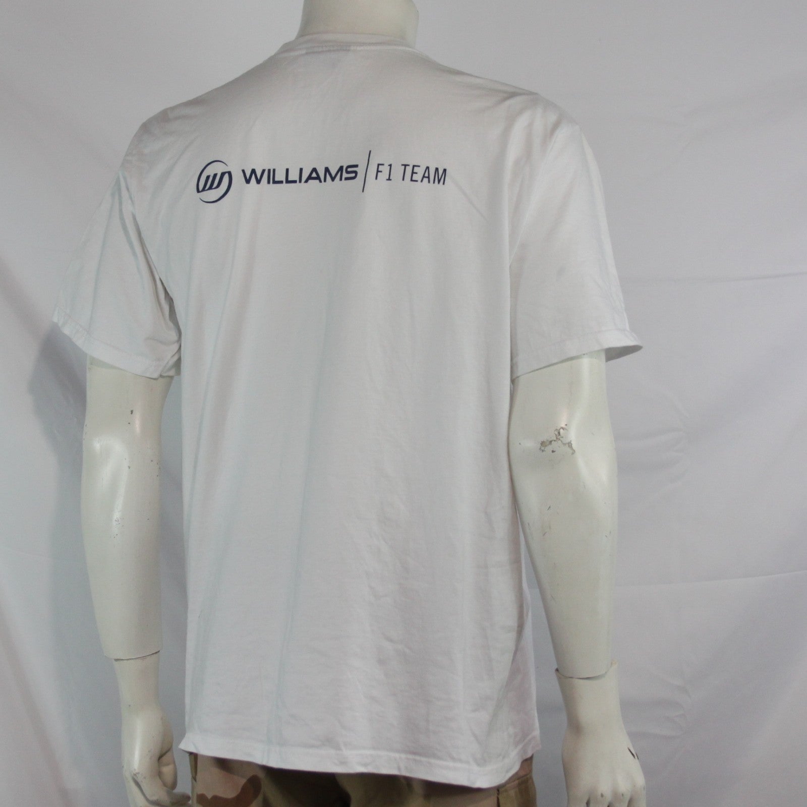 Formula 1 600 Races Official Merchandise T-Shirt White Cotton Grade 2 (3613)