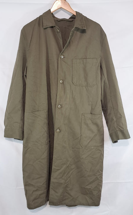 Genuine Surplus Austrian Military Olive Green Warehouse Shopkeepers Coat (2596)