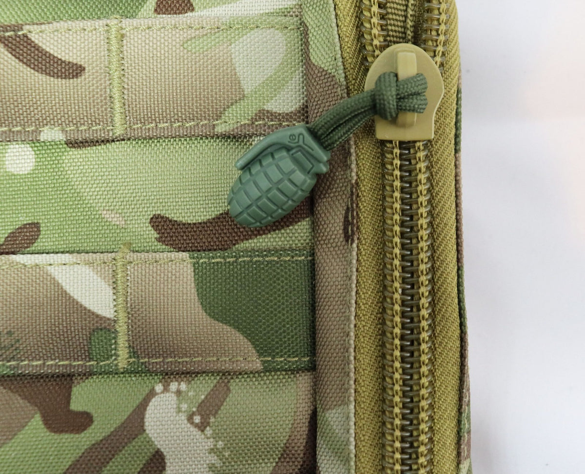 KT Pack10 Grenade Zip Pullers Olive Tan Black Grey Tactical Military Airsoft