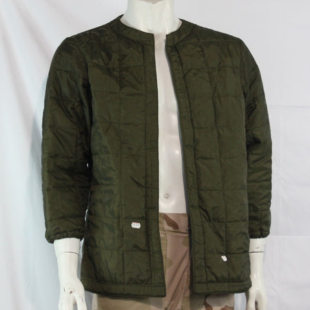 Genuine Surplus Italian Army Quilted Jacket Parka Liner Thermal Winter (3704)