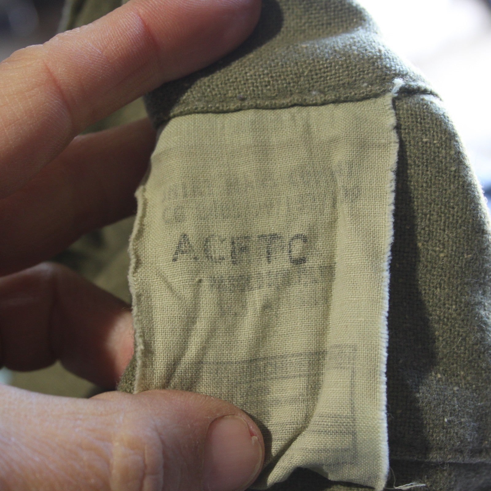 Genuine Surplus Vintage British Wool Shirt Olive (4262)