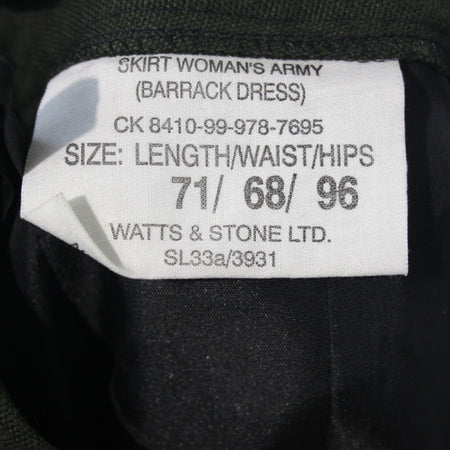 NEW Genuine Surplus British Army Ladies Barrack Skirt Womens Lovat (3537)