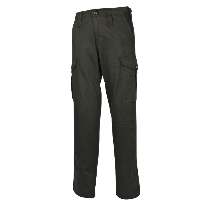 Mens OG Heavyweight Combat Trousers Workwear Black olive green 100% Cotton