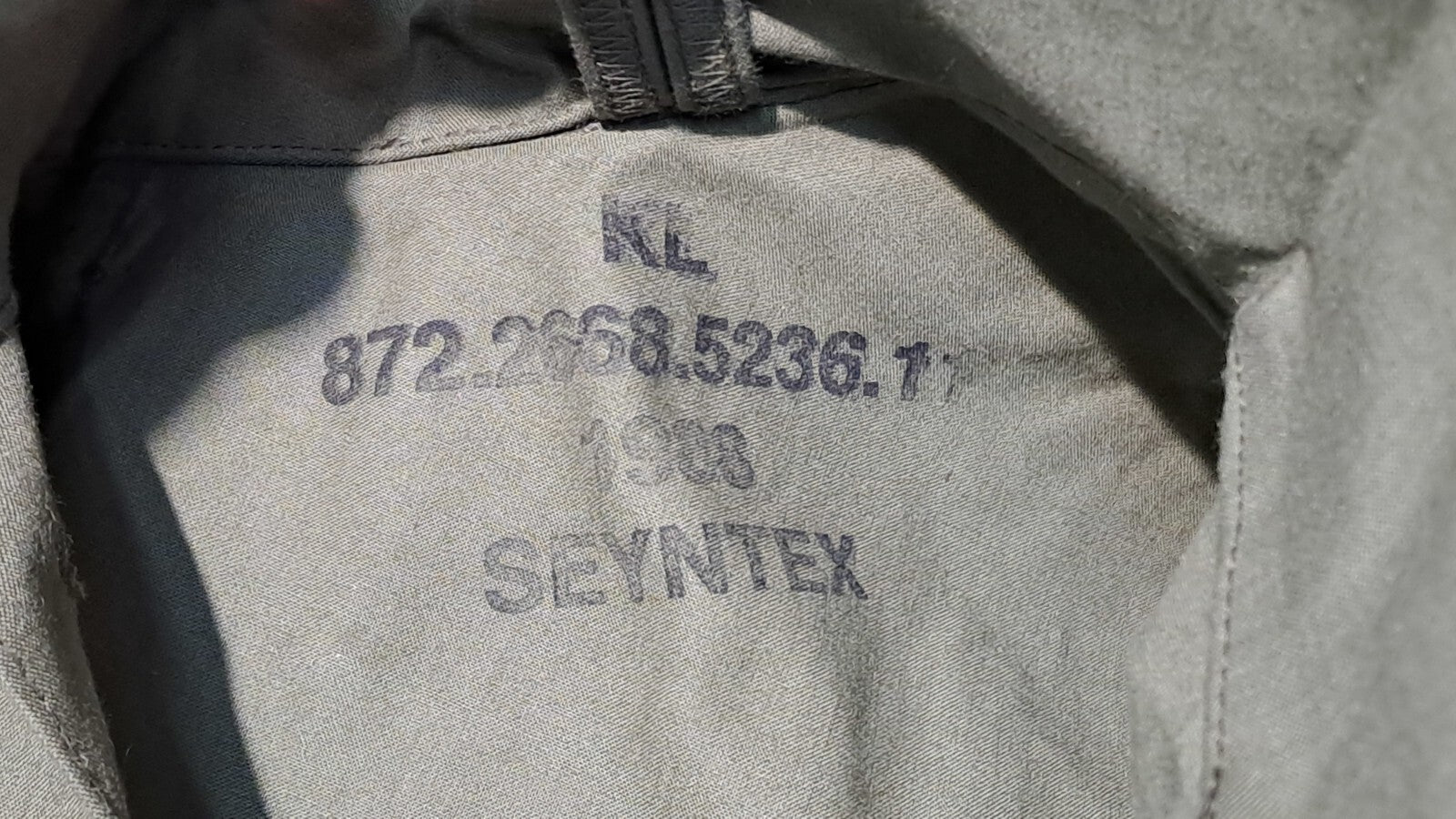 Genuine Surplus Vintage Dutch / Belgian Rain Cape Cloak Jacket Asymmetric (3055)
