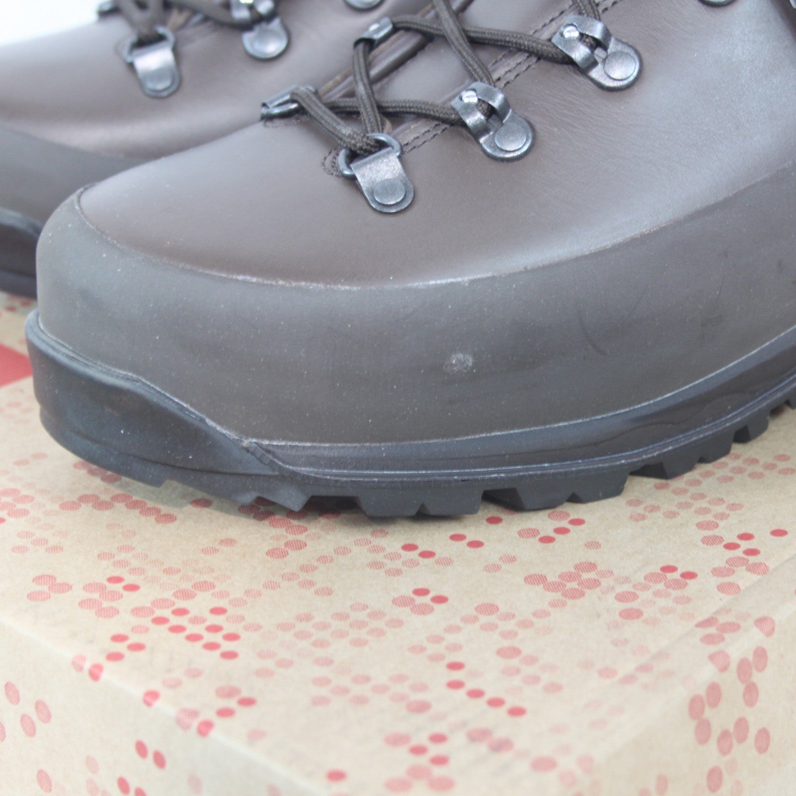 Iturri Cold Wet Weather Army Boot Mens Brown Leather Gore-tex Lined 12L (4024)