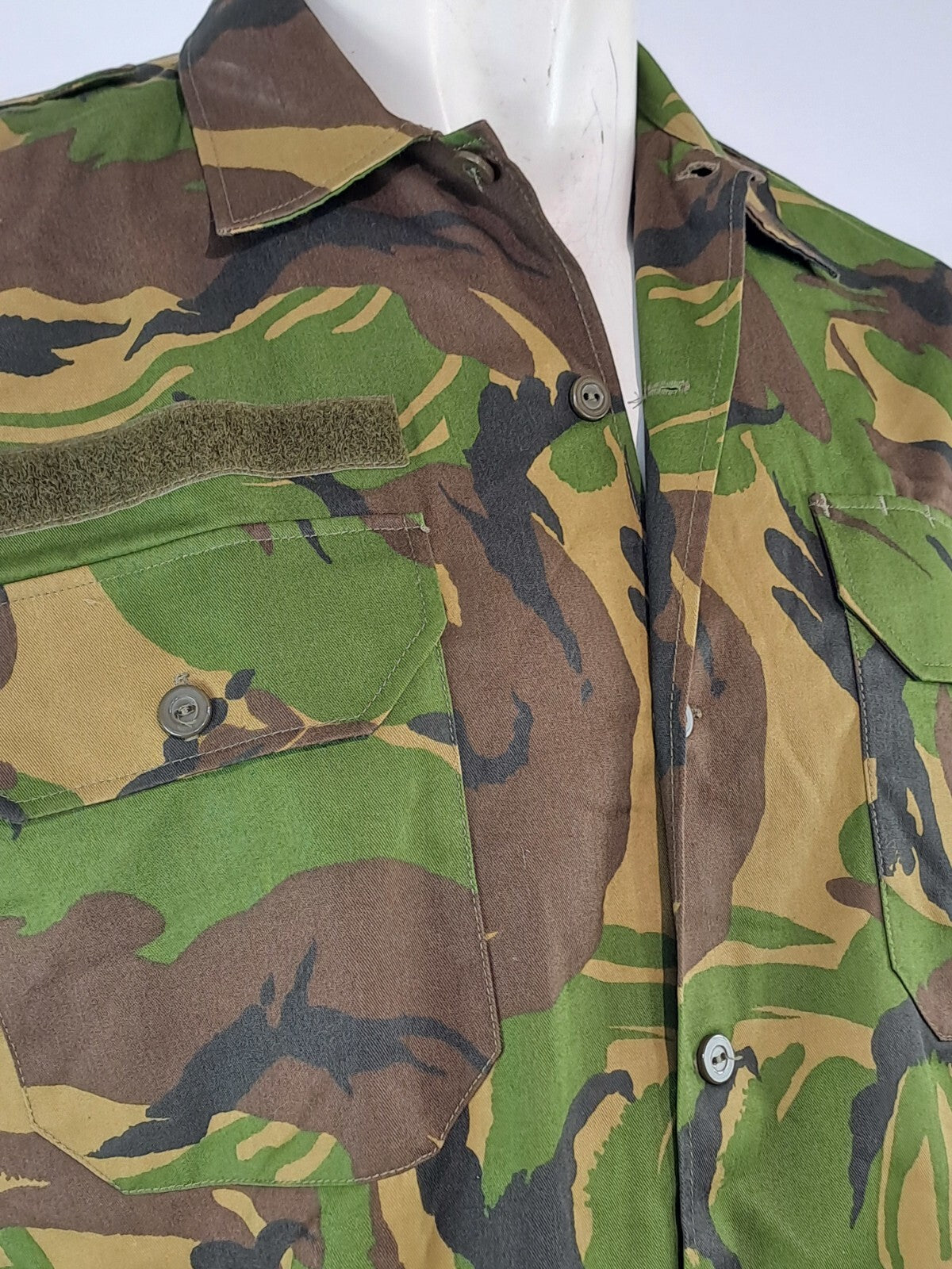 Genuine Surplus Dutch Army Lightweight Camo Shirt DPM SHORT Sleeve 3321