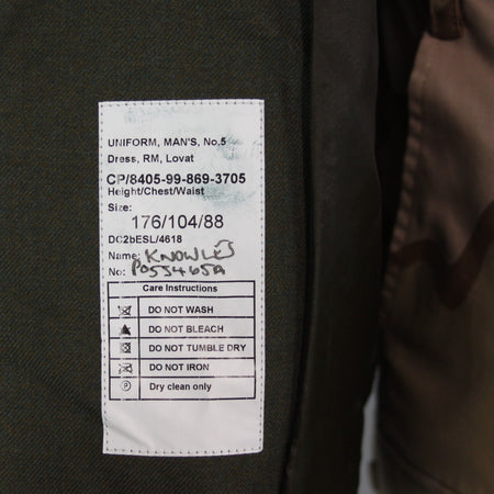 Genuine Surplus British Lovat Royal Marines Dress Jacket Formal 40" Chest (3487)