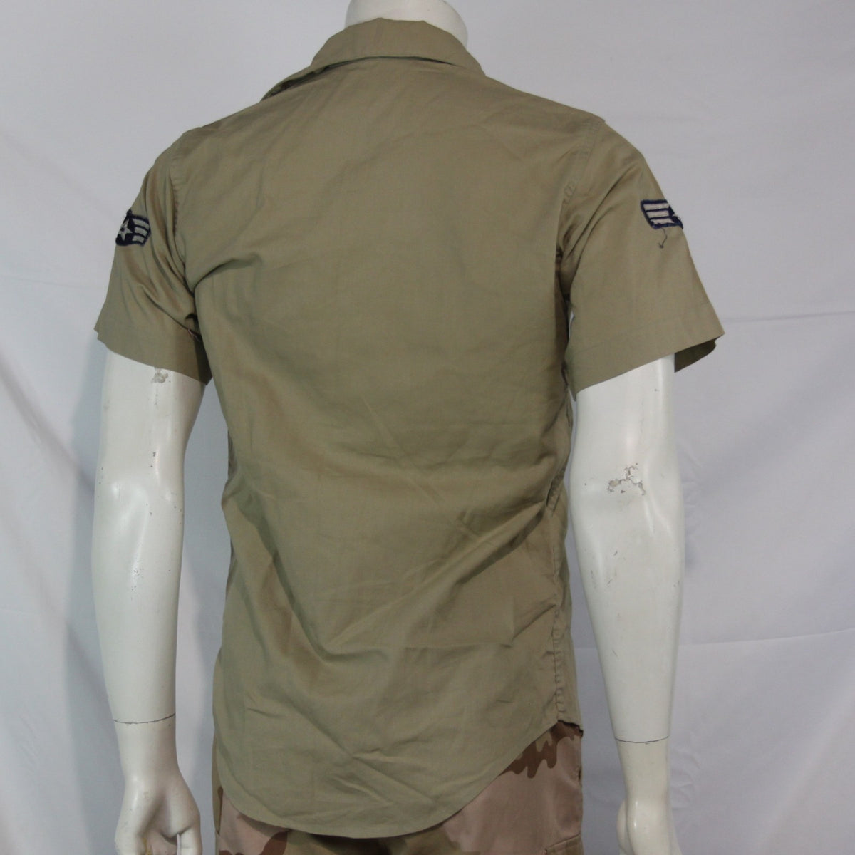 Genuine Surplus US Airforce Vintage USAF Short Sleeve Shirt Badged 14.5" (3424)